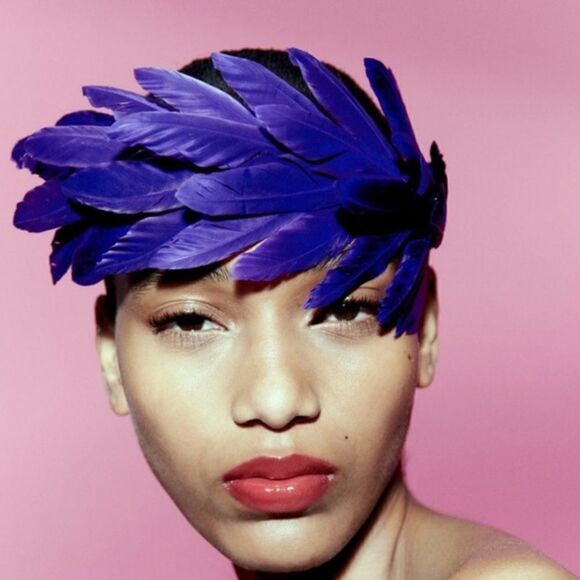 Zara limited edition feather headband - Picture 1 of 4